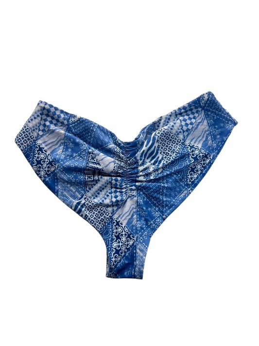 DENIM DAZE MODERATE CHEEKY BOTTOM - Berry Beachy Swimwear