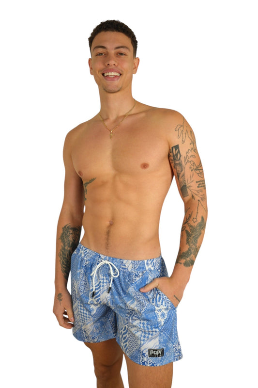 DENIM DAZE TRUNKS 5.5" & 7.5" STRETCH - Berry Beachy Swimwear
