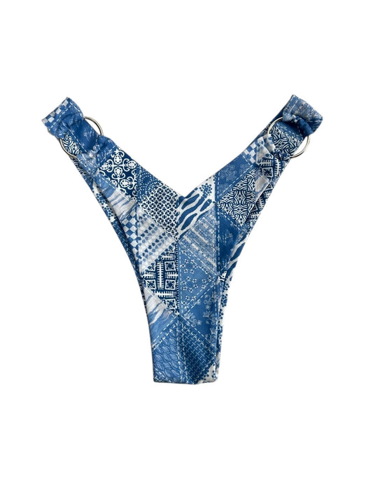 DENIM DAZE Y CUT RING BOTTOM - Berry Beachy Swimwear