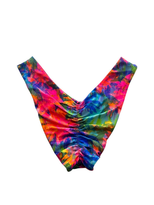NEON PALMS MODERATE BOTTOM - Berry Beachy Swimwear