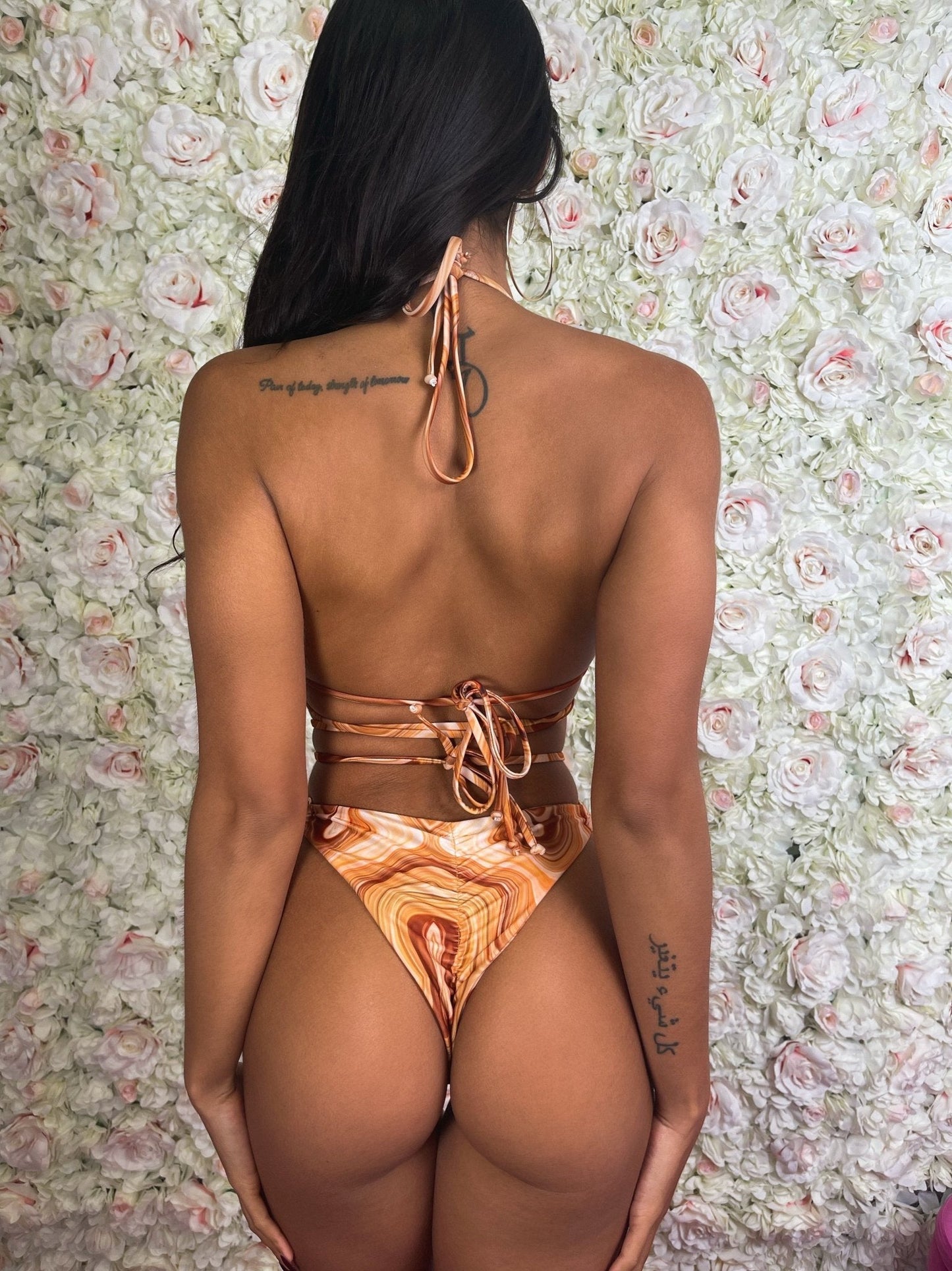 UTAH RING CHEEKY SCRUNCH BOTTOM - Berry Beachy Swimwear