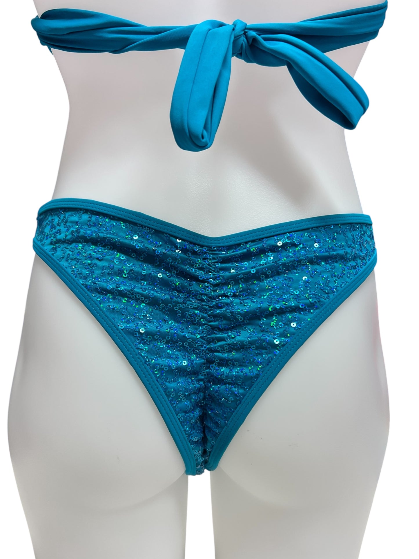 BLADE CHEEKY Y CUT-BLUE SEQUIN